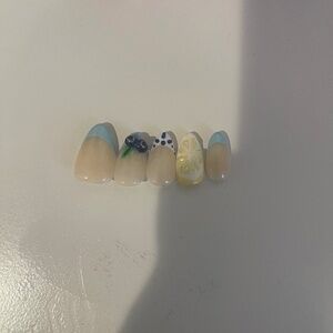 Pretty summer themed nails